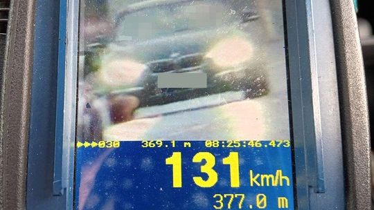 Policjanci bialskiej grupy SPEED zatrzymali 31-letniego kierowcę BMW, który przekroczył prędkość o 81 km/h